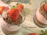 Tumbler di cioccolato mascarpone e fragole