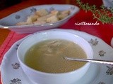 Vellutata di pollo e brodo di pollo
