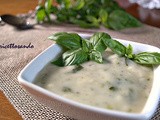 Zuppa fredda al basilico