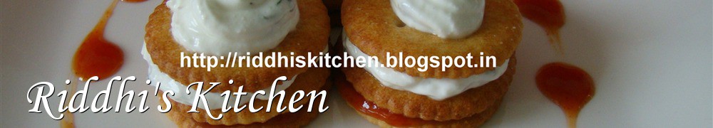 Very Good Recipes - Riddhi's Kitchen 