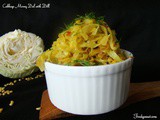 Cabbage Moong Dal With Dill
