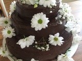 American Chocolate Wedding Cake