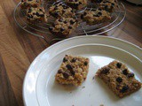 Banana and Chocolate Chip Bars