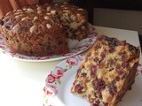 Cranberry and Apricot Fruit Cake