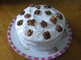 Frosted Walnut Layer Cake