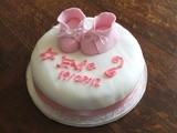 Sponge Christening Cake