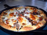 Deep Dish Supreme Cast-Iron Pizza