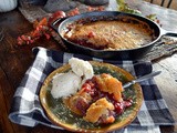 Simple Berry Cast Iron Skillet Cobbler