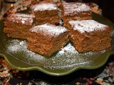 Warm Winter Gingerbread on a Snowy Day