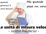 Ma quanto pesa un uovo? - Guida al mondo delle unità di misura casalighe