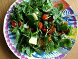 Quince Paste and Sheep Cheese Salad