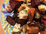 Root Veg and Blue Cheese Traybake