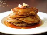 Apple Pancakes With Date Syrup Butter