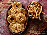 Chakli | Chakkuli | Savoury Rice Spirals ~ Traditional Mangalorean Kuswar
