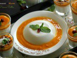 Coconut and Mango Panna Cotta