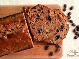 Coffee Fruit Cake ~ No Alcohol, Last Minute Christmas Cake