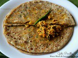 Gobi Paratha (Whole Wheat & Cauliflower Flatbread)