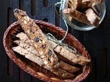 Kaju Kishmish Biscotti (Spiced Cashewnut and Raisin Biscotti)