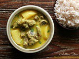 Mutton Stew ~ Mangalorean Catholic Style Coconut Milk Based Curry