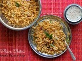Phova Chetni | Pova Chutney ~ Konkani Style Spiced Beaten Rice