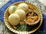 Rava Idli ~ Steamed Semolina Cakes