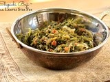 Shepichi Baji ~ Dill Leaves Stir Fry ~ Sabsige Soppu/Shepu/Suva Bhaji