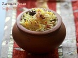 Zaffrani Pulao | Zafrani Pilaf | Saffron Rice