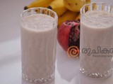 Banana Pomegranate Milk Shake| Iftar Nombuthura Special Drinks
