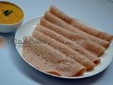 Kuthari Dosa | Red Rice Dosa | Breakfast using Kuthari / Red Rice