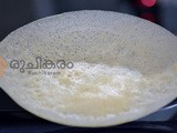 Rava Vellayappam | Rava/Semolina Appam | Rava Palappam