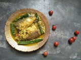 Assamese style Fish recipe with modhuxulung, cheery tomatoes and okra