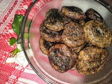 Assamese Til aru Bora Saulor Tel Pitha (Sticky Rice and Black Sesame Seeds Fritters)