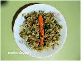 Bhat aru Masor Petu Bhoja / Fried Rice with Fish Intestine
