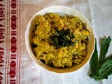 Bottle gourd sabji with duck egg