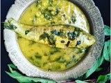 Fish and Roselle leaves curry