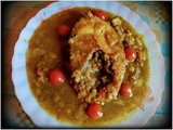 Fish curry with Asiatic Pennywort ( Manimuni)