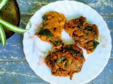 Malabar Spinach Leaves Fritters | Puroi Xaakor Bor