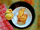 Pumpkin Flower fritters / Rongalau phulor bor