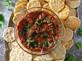 6 Ingredient Black Bean Dip & Blue Diamond® Nut-Thins