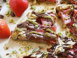 Air Fryer Dubai Chocolate Strawberry Galette