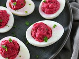 Beet Deviled Eggs