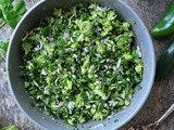 Broccoli Kale Cilantro Sambol (Salad)