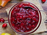 Citrusy Cranberry Pear Sauce (& Cranberry Cream Cheese Tartlets)