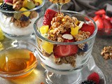 Clumpy Apple Walnut Granola & Greek Yogurt