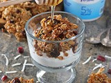 Cranberry Coconut Granola Yogurt Bowls