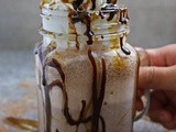 Decadent Frozen Hot Chocolate Caramel Cream Frappe