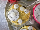 Dragon Fruit Chia Breakfast Pudding with Rambutan