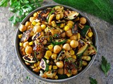 Easy 5 Ingredient Charred Zucchini And Caramelized Onion Salad