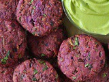 Easy Baked Purple Sweet Potato Fritters