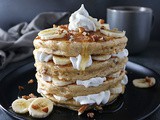 Easy Banana Pecan Pancakes (Gluten Free)